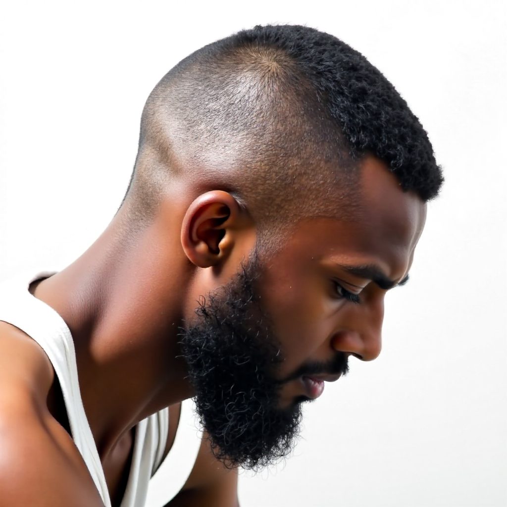 Short Boosie Fade for Curly Hair