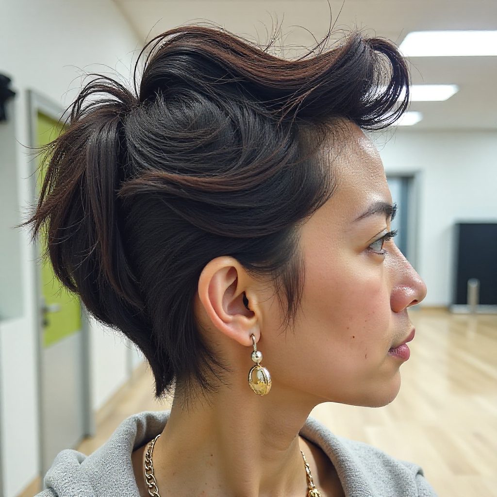 Black Women's Taper Fade Haircut