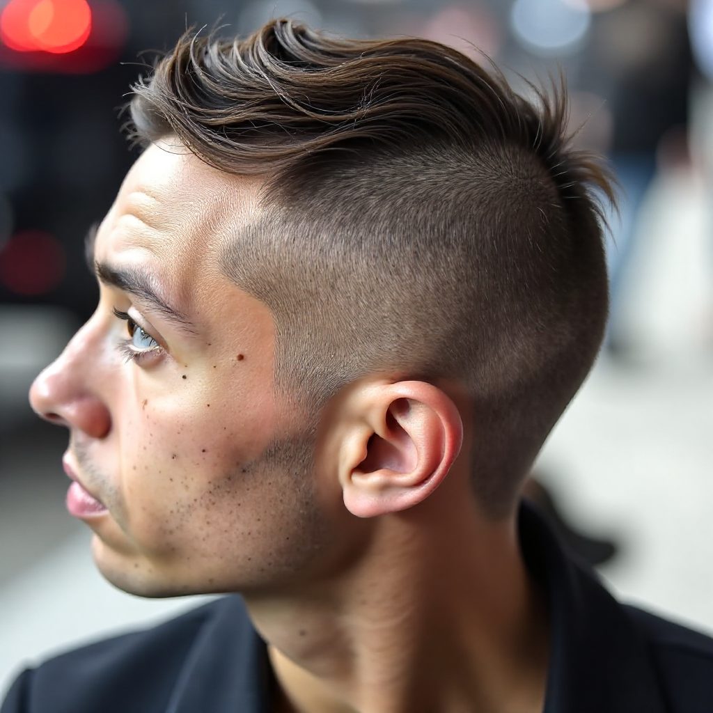 Short Rounded Boosie Fade Haircut