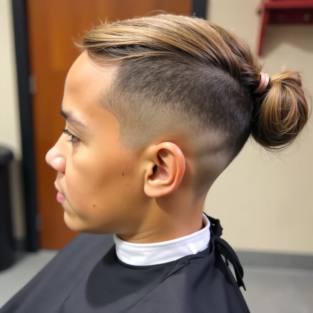 Highlighted Ponytail for Guys