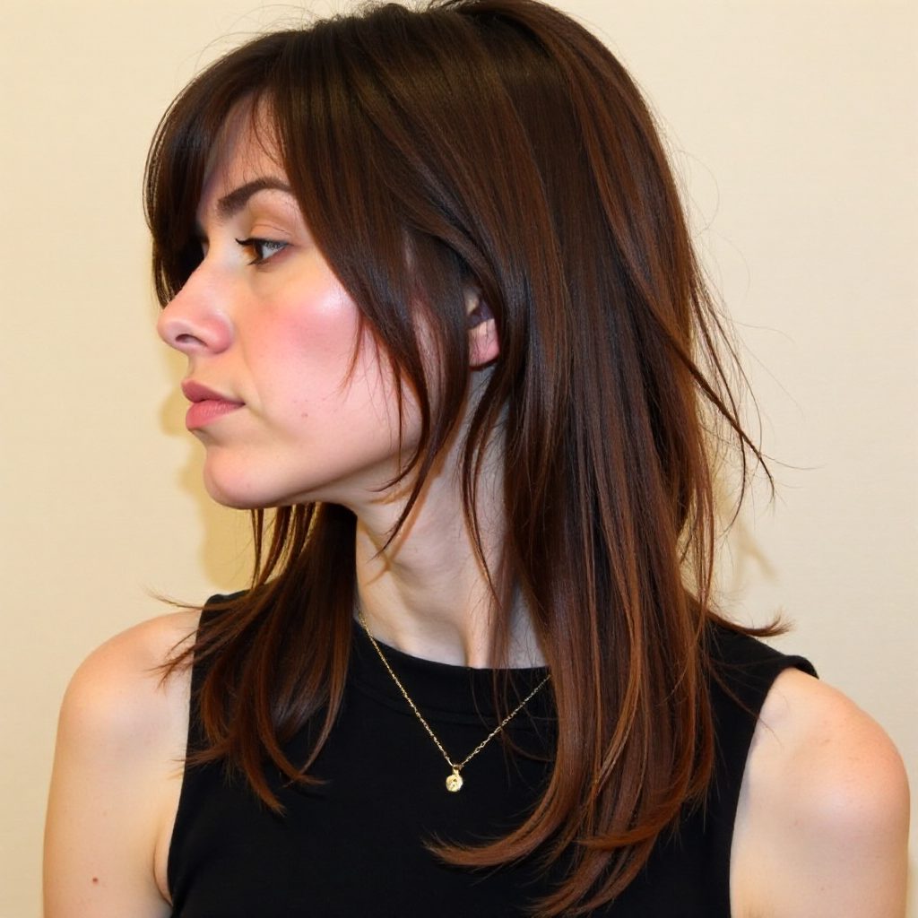 Medium Korean Wolf Cut
