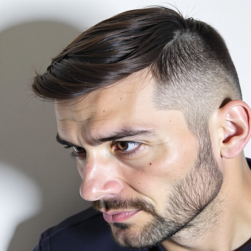 Short Crop with High Fade Male