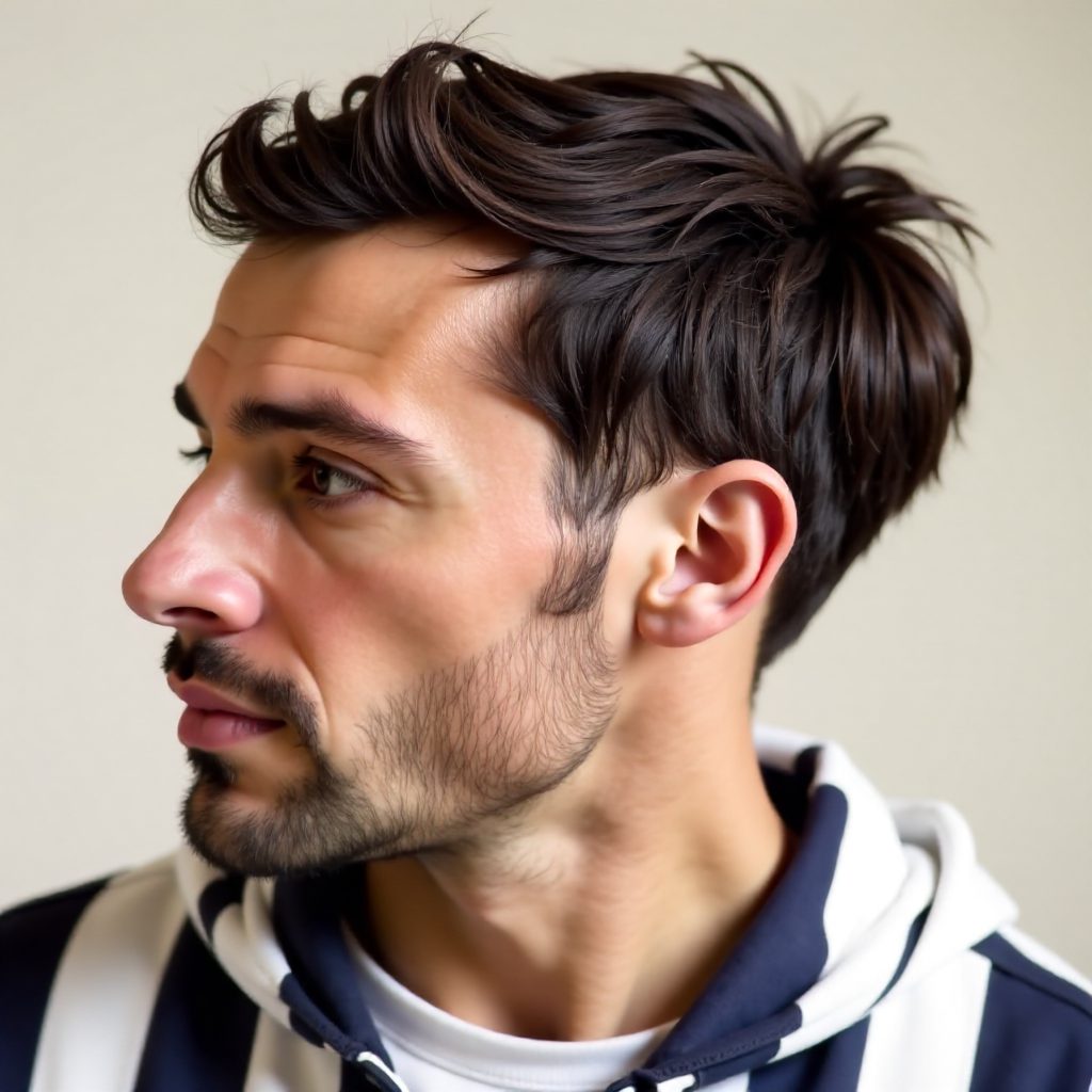 Short Curly Hairstyle for Men