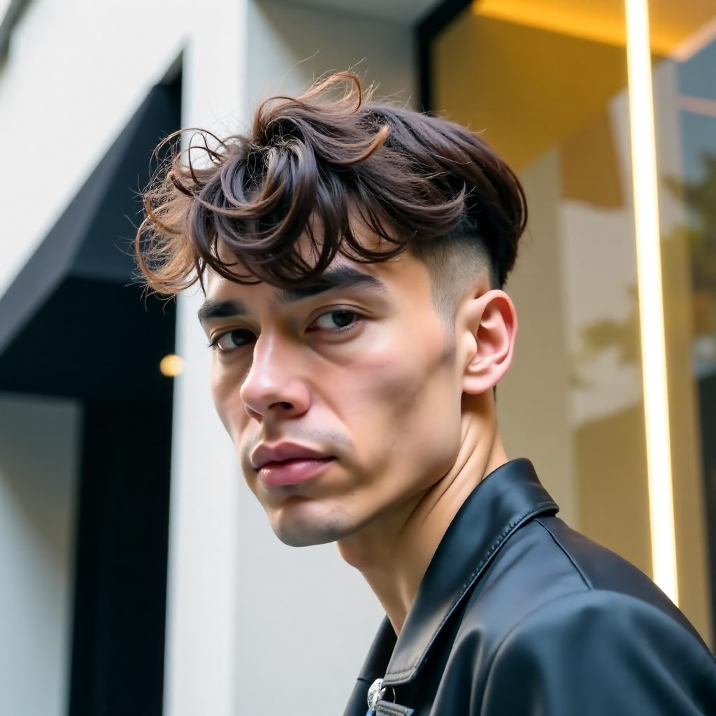 Short Curly Crop for Men