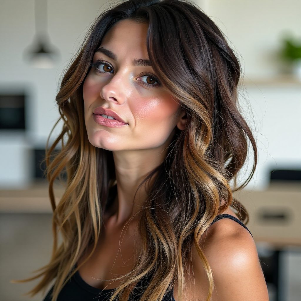 Black and Blonde Highlights