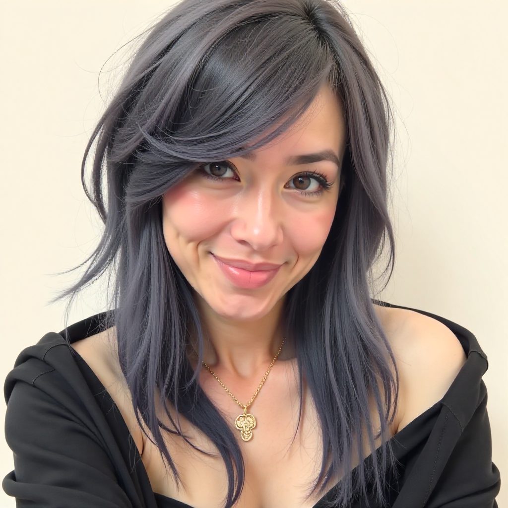 Emo and Goth Hairstyle