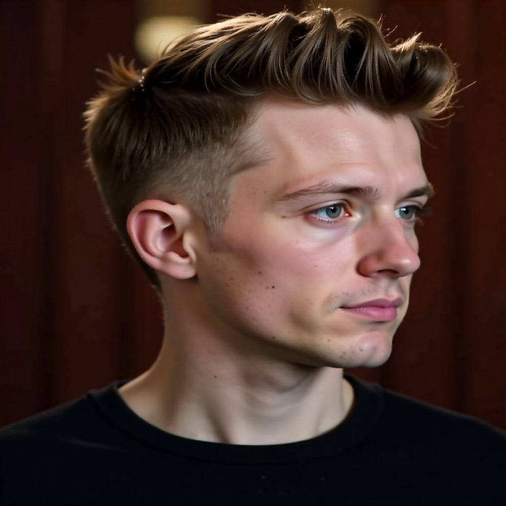 Wavy Mullet with High Side Undercut