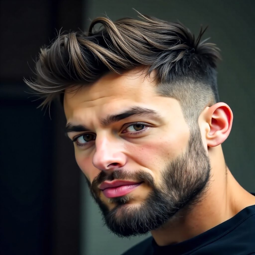 Freeform Dreads with Fade and Line-Up