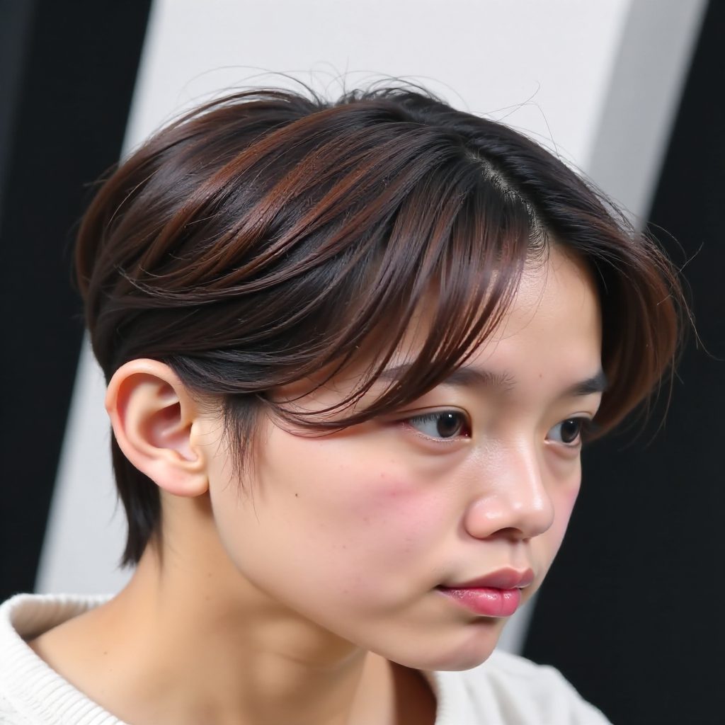 Korean Curtain Haircut for Men