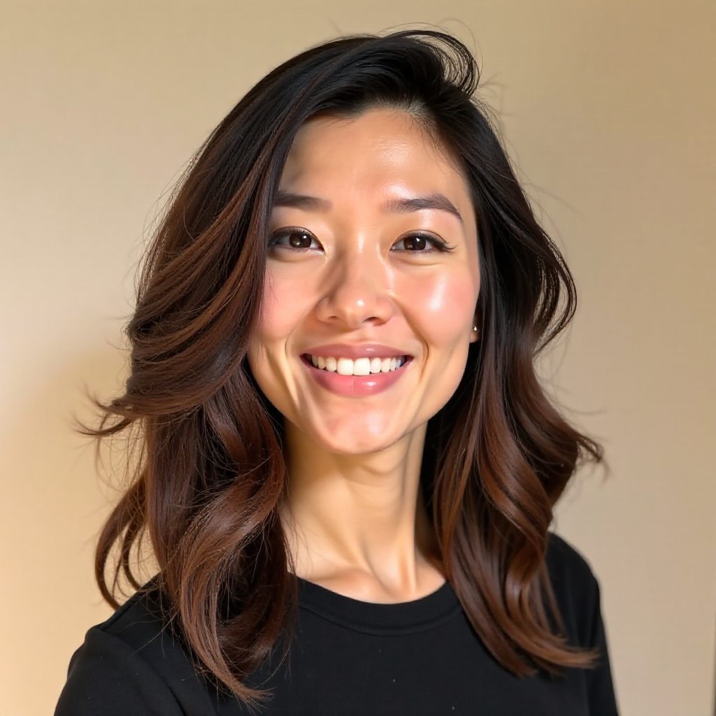 Mid-Length Comb-Over Hairstyle for Pear Face