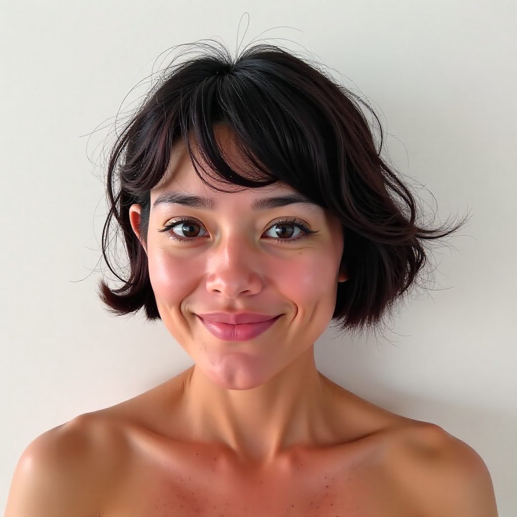 Wavy Bob for Pear Face Shape