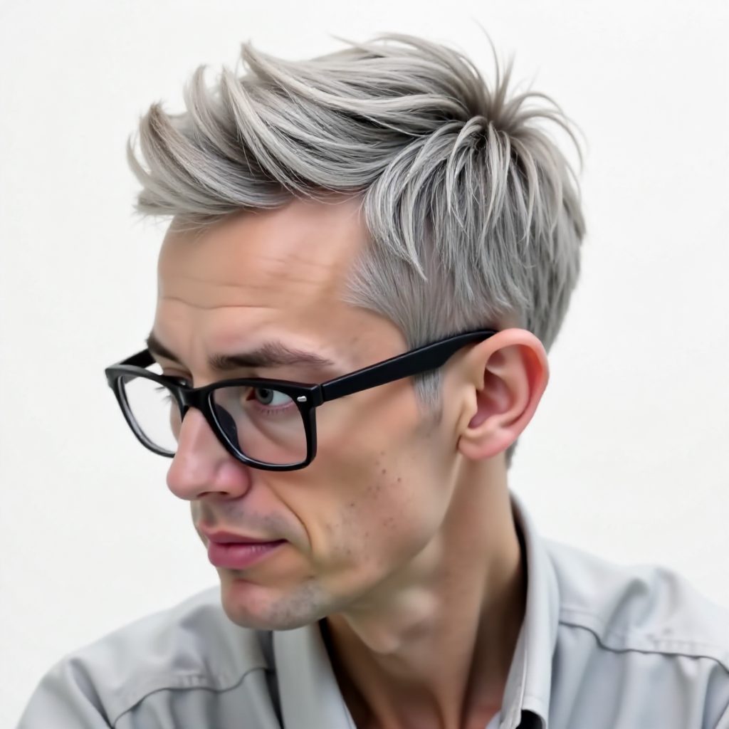 Gray Hair Mens Fashion