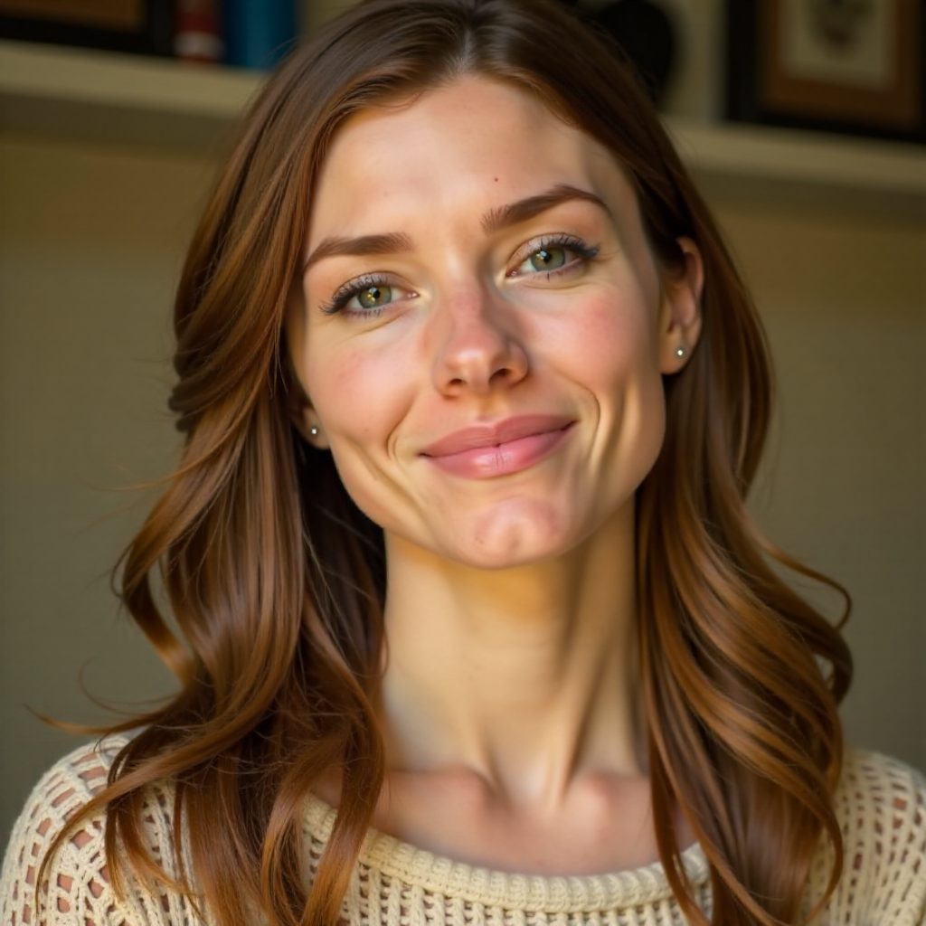 Rectangle Face Medium Curly Hairstyle