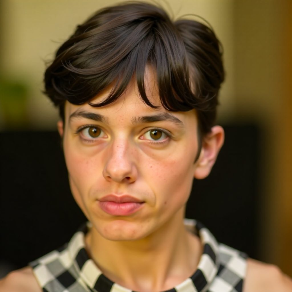 Rectangle Face Shape Short Pixie