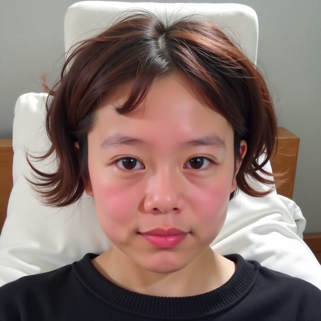 Women’s Rectangle Face Pixie with Baby Bangs