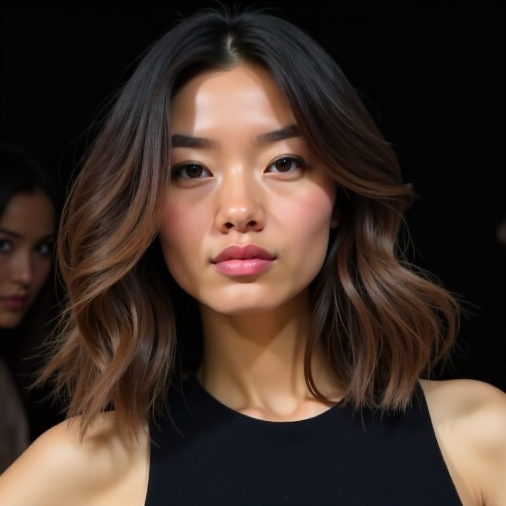 Medium Rectangle Face Hairstyle Female