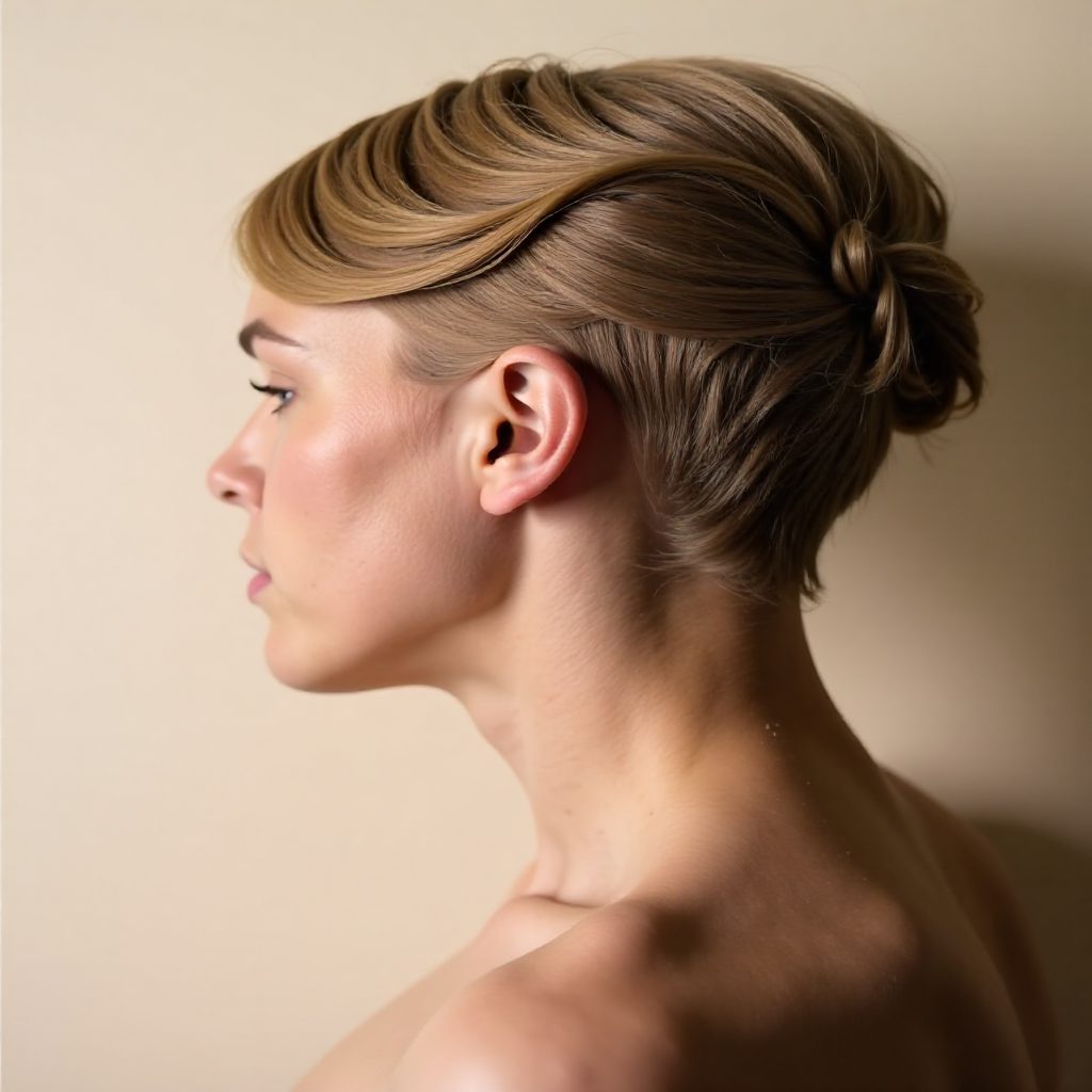 Undercut Pixie Styled to the Top